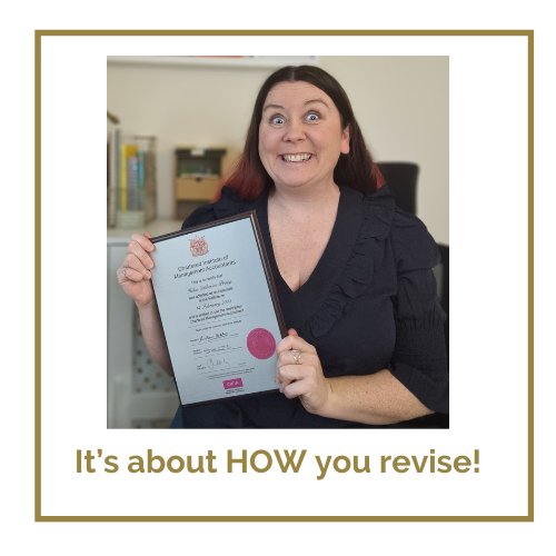 Blog CIMA Revision Revision coaching: how to revise your way