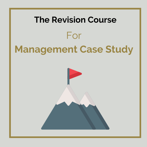 CIMA Revision MCS Management Case Study. Revision course