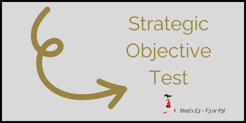 CIMA Strategic Objective Test exam . E3 F3 P3 resit.